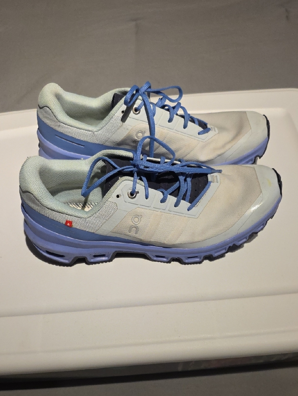 On Clouds in Light Blue and White